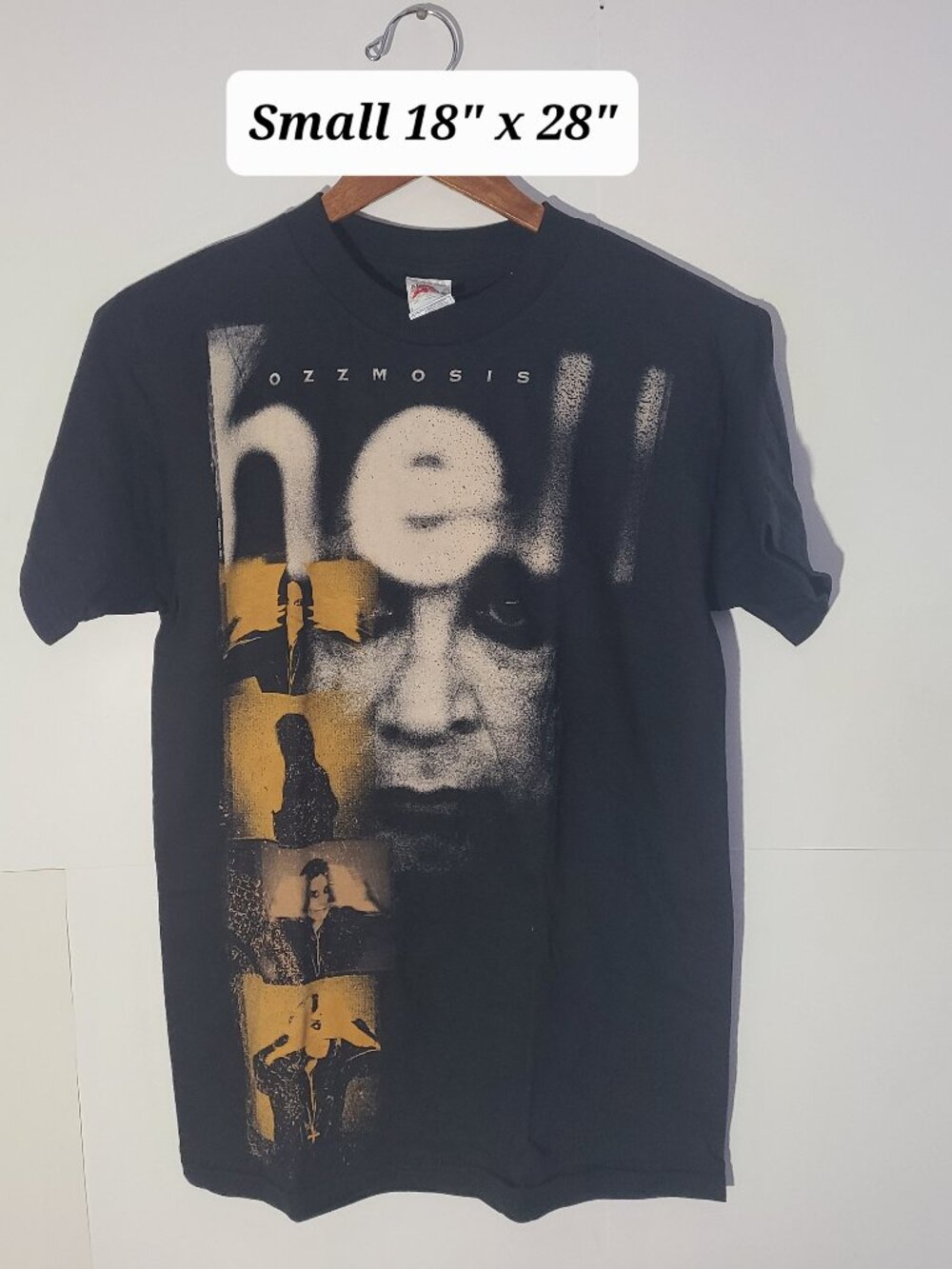 Ozzy Osbourne Ozzmosis Hell Black Small T-Shirt 2009 Y2K EUC